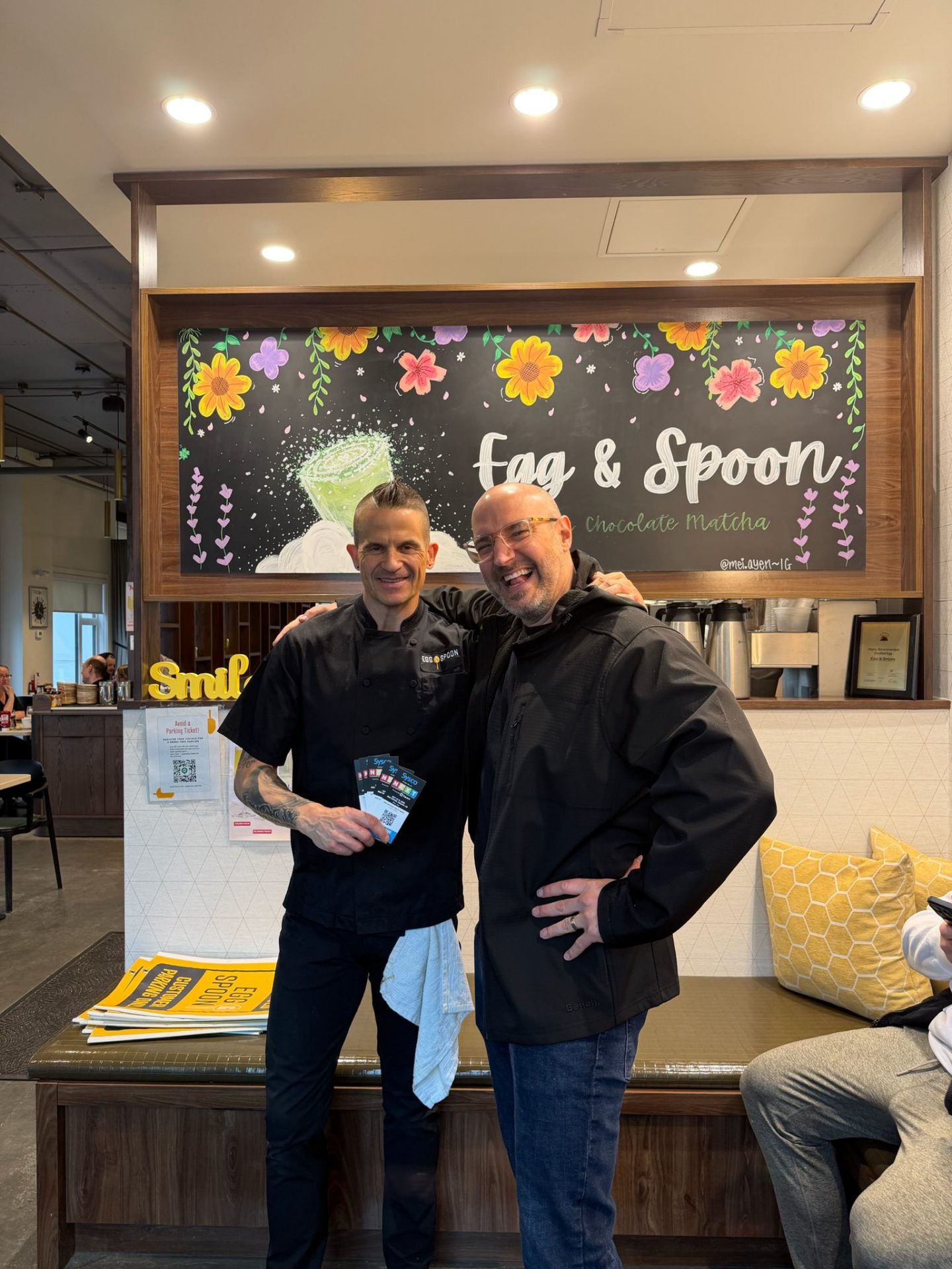 Street team with Egg & Spoon chef