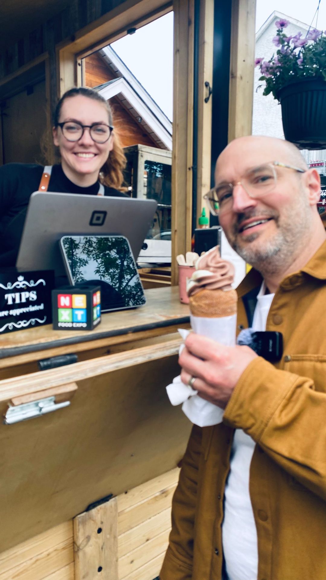 Street team sampling at local vendor