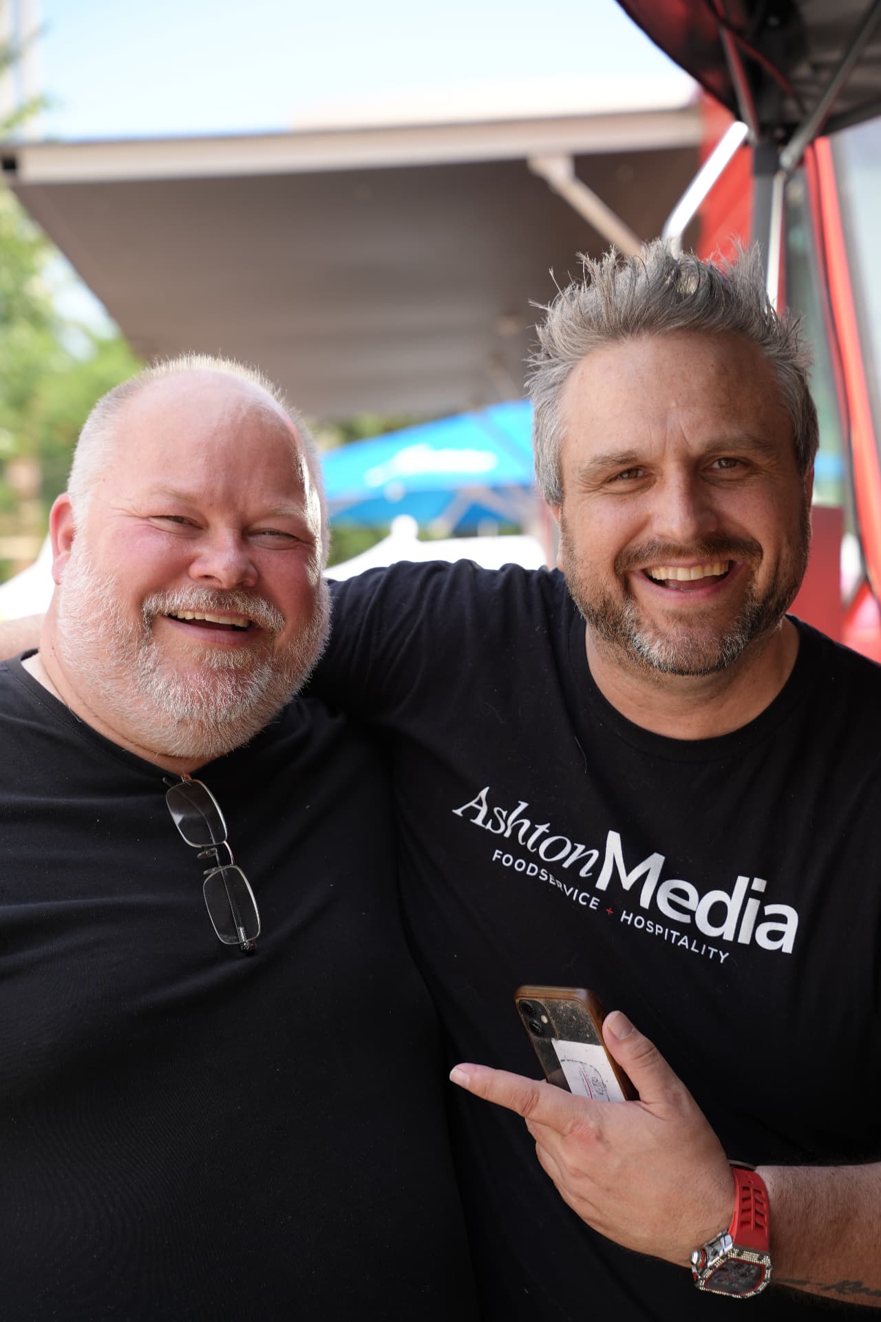 Street team member with an operator at NEXT Food Expo