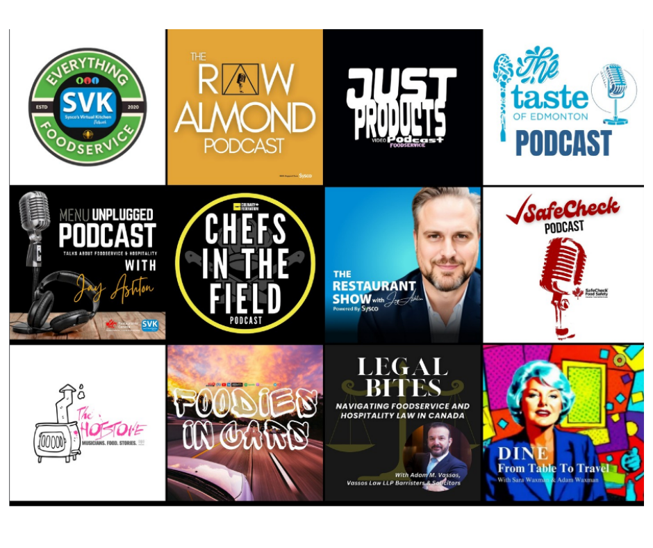 Grid of podcast shows produced by Jay Ashton and Ashton Media.